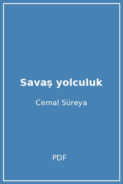Savaş yolculuk