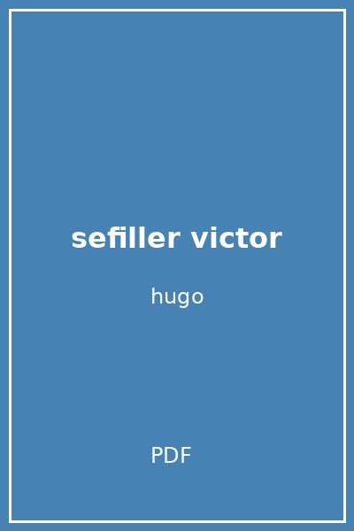 sefiller victor