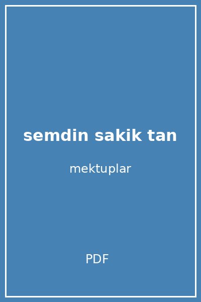 semdin sakik tan