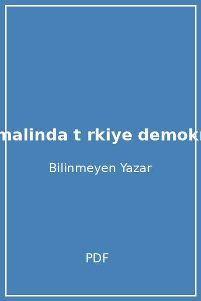 seriat sarmalinda t rkiye demokrasi kitapligi 2 bahriye ok