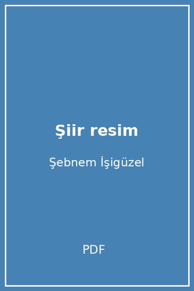 Şiir resim