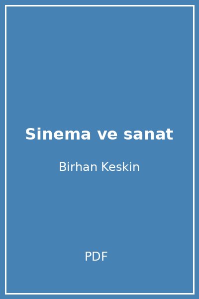 Sinema ve sanat