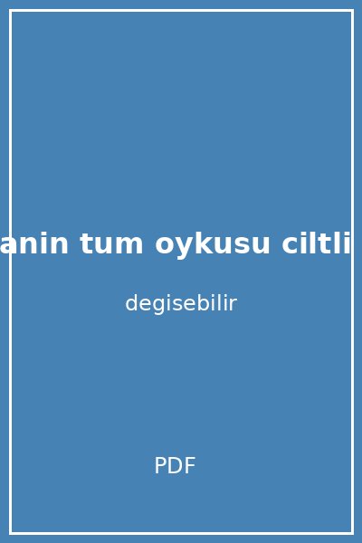 sinemanin tum oykusu ciltli kapak