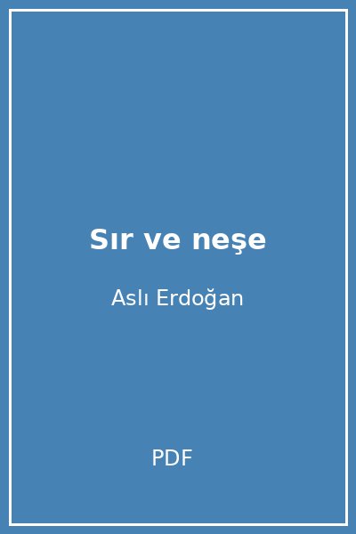 Sır ve neşe