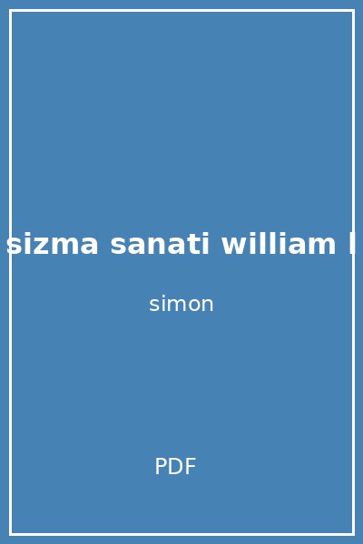 sizma sanati william l