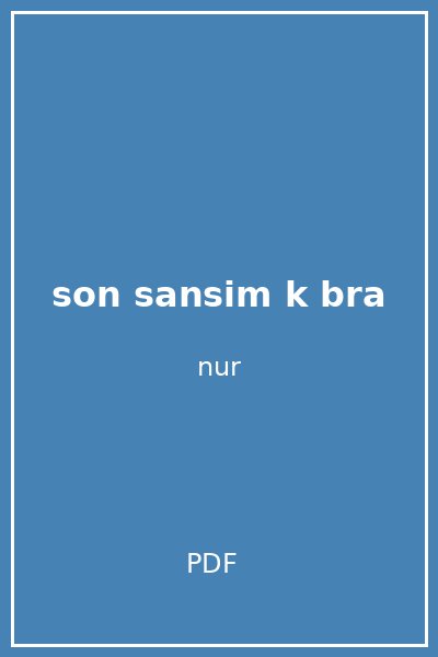 son sansim k bra