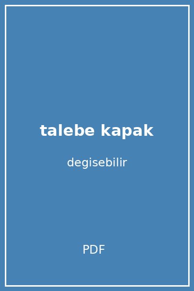 talebe kapak