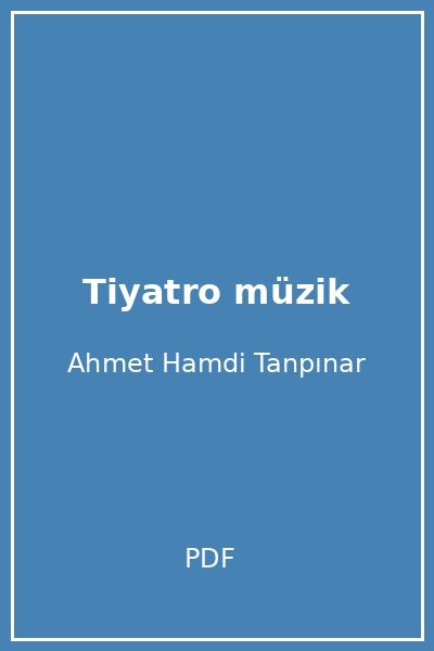 Tiyatro müzik