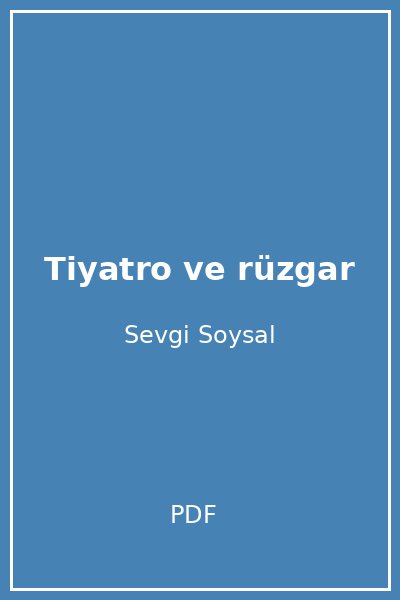 Tiyatro ve rüzgar