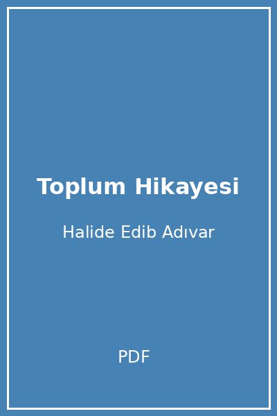 Toplum Hikayesi