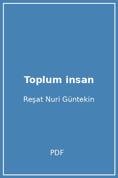 Toplum insan
