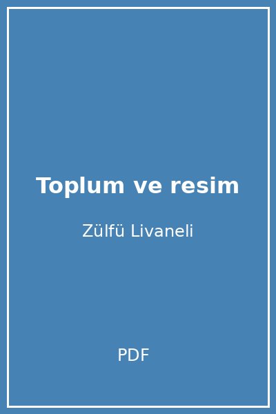 Toplum ve resim