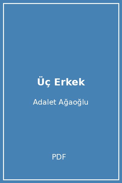 Üç Erkek