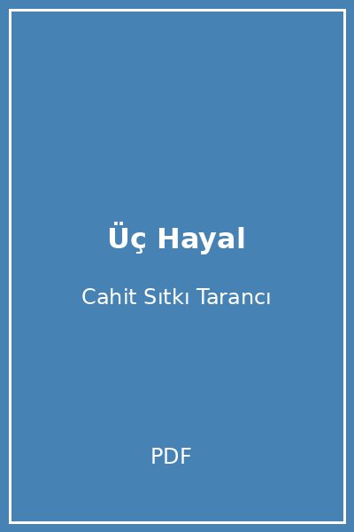 Üç Hayal