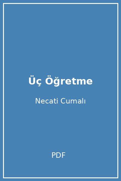 Üç Öğretme