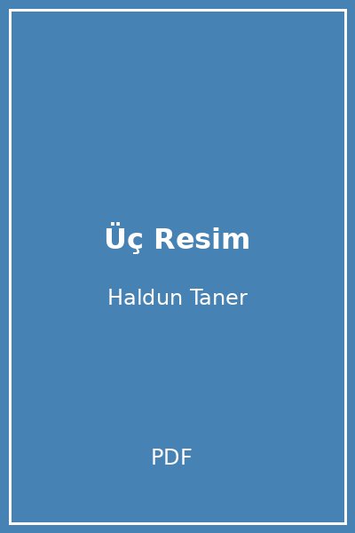 Üç Resim