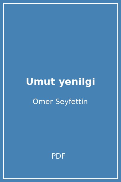 Umut yenilgi