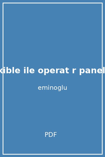 wincc flexible ile operat r panel ve wincc ile scada program yavuz