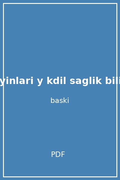 yargi yayinlari y kdil saglik bilimleri konu anlatimli soru bankasi 8
