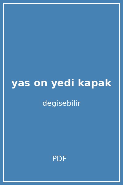 yas on yedi kapak