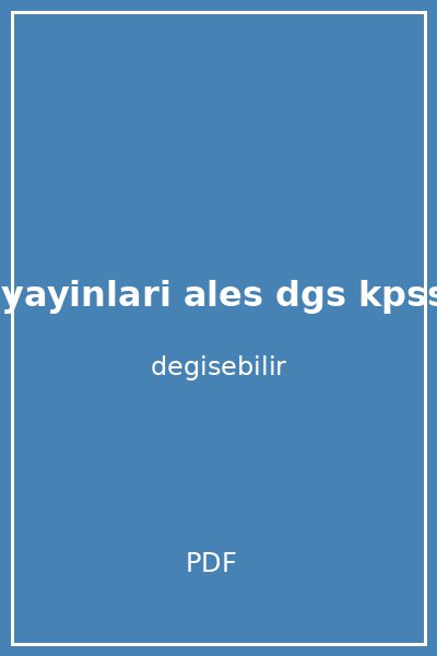 yediiklim yayinlari ales dgs kpss paragraf cikmis sorular kapak
