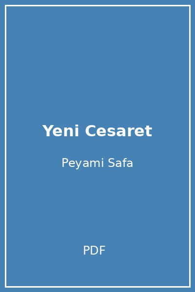 Yeni Cesaret