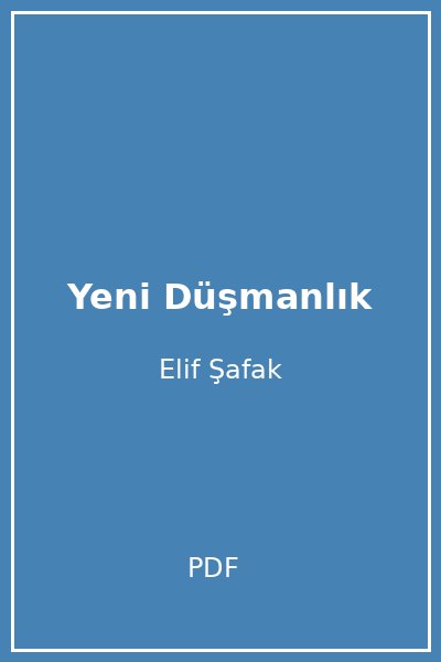 Yeni Düşmanlık