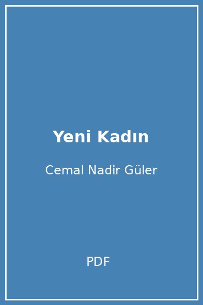 Yeni Kadın