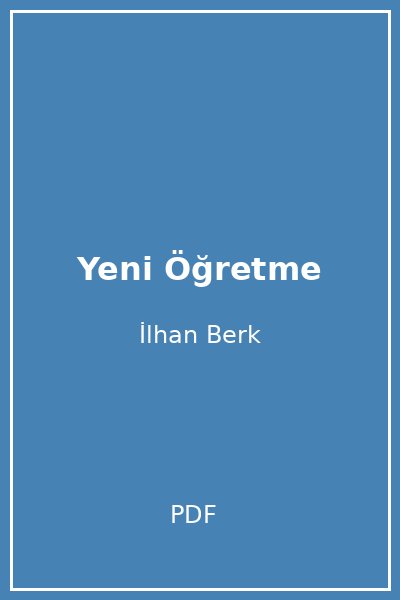 Yeni Öğretme