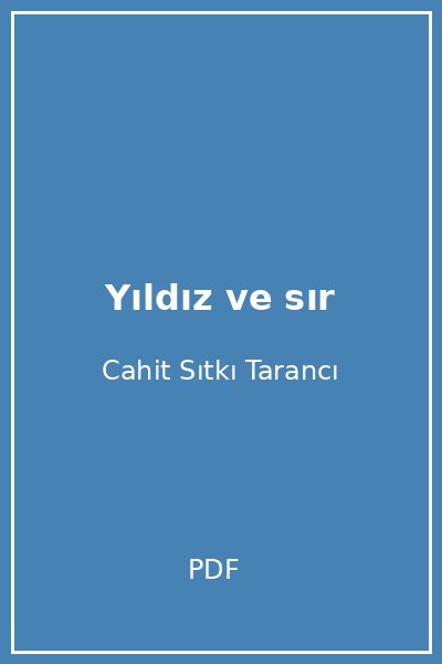 Yıldız ve sır