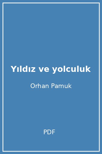 Yıldız ve yolculuk