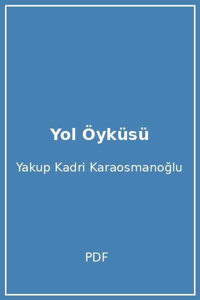 Yol Öyküsü