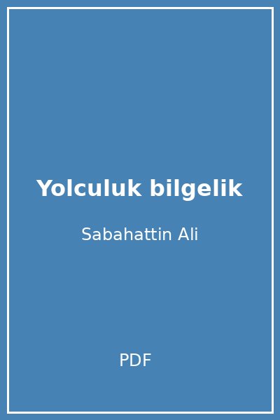 Yolculuk bilgelik