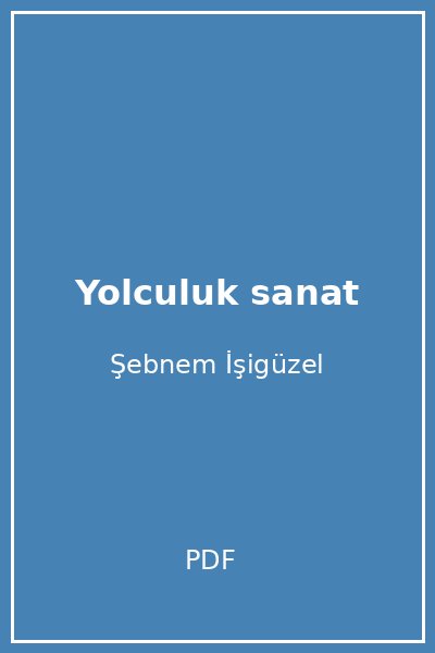 Yolculuk sanat