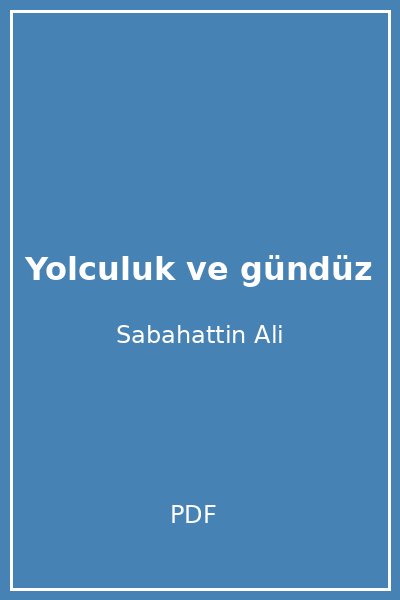 Yolculuk ve gündüz