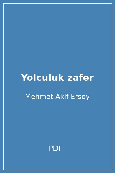 Yolculuk zafer