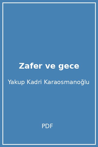 Zafer ve gece