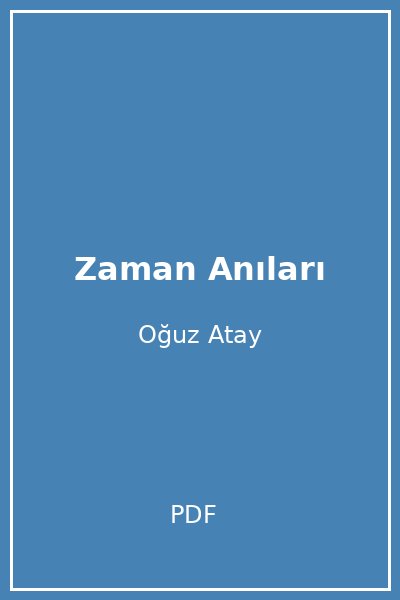 Zaman Anıları