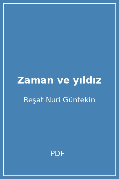 Zaman ve yıldız